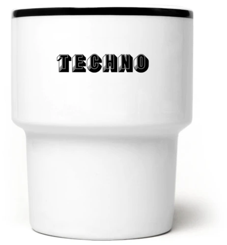 Kubek bez ucha Techno