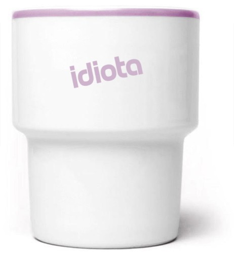 Kubek bez ucha Idiota