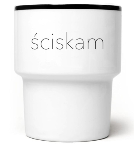 kubek bez ucha Ściskam
