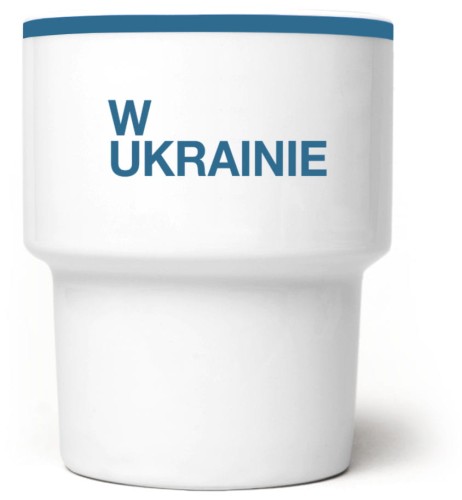 Kubek bez ucha W Ukrainie